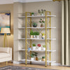 5 Tier Book Shelves Bookcases Bookshelf Storage Shelving Unit Home Display Rack