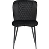 Dining Chairs Set of 2 Velvet Upholstered Kitchen Chairs for Home Restaurant