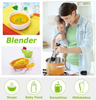 1000W 4-in-1 Electric Hand Blender Set with Whisk, Chopper, 20-Speed & Cup