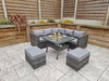 Signature Weave Georgia Grey Outdoor Garden Corner Dining Sofa Set RRP £1282