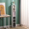 Modern Bathroom Tall Cabinet with Storage Shelf&Door Corner Shelf Bookshelf