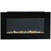 1000W/2000W Electric Wall Fireplace LED Flame Effect Timer Remote Heater