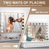 Light Up Hollywood Mirror Vanity Mirror with Lights 17 Led Make Up Mirror 3 Mode