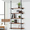 5-layer × 2 Industrial Floating Shelf,Water Pipe Shelf,DIY Rustic Ceiling Hung