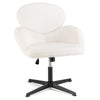 Criss Cross Chair Swivel Cross Legged Chair Computer Desk Task Vanity Chair