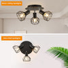Modern 3 Way Adjustable LED Ceiling Spotlight Round Kitchen Spot Light w/ Nkfksl