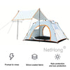 2-3 Man Tent Luxury Waterproof with Porch Awning 3 Person Camping Tent Hiking uk