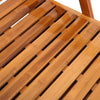Bamboo Sun Lounger Garden Deck Chair Recliner Sun Chair Bed 5 Level Adjustable