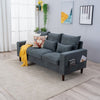 Panana Linen Fabric 2 & 3 Seater Sofa Couch with Wood Legs 3 Colours
