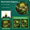 Pre-Lit Artificial Xmas Tree Holiday Party Christmas Tree 4 FT