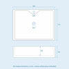 Counter Top White Cloakroom Ceramic Basin for Bathroom Vanity Cabinet and Toilet