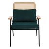 Fabric Lounge Chair Living Room Single Sofa Velvet Padded Dining Accent Armchair