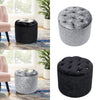 Velvet Dressing Table Stool Ottoman Footstool Chair Pouffe Seat Bedroom Vanity