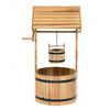 NEW! Garden Wooden Wishing Well Flower Planter Ornamental Plant Pot