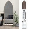 Large Window Garden Mirror Wall Mounted Arch Rustic Indoor Outdoor Floral Decors