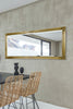 Large Mirror Gold Full Length Long Leaner Wall Mounted 5ft3 x 2ft5 160cm x 73cm