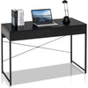 Industrial Computer Desk with 2 Drawers 112cm Study Writing Table Laptop PC Desk