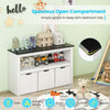 Kids Toy Organizer 3 Bins Childrens Bookcase Storage Cabinet Toy Bookshelf