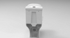 Bathroom Square Close Coupled Toilet Soft Close Seat Cistern Modern WC Pan