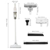 4-in-1 Handheld Cordless Stick Vacuum Cleaner, Lightweight and Quiet Bagless Vac