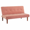 Fabric Sofa Bed Small Couch Settee Loveseat Sofabed Single Sleeper Recliner Beds