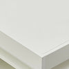 Bedside Table Cabinet 2 Drawers LED High Gloss Front Nightstand Storage Unit