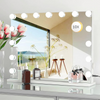 15 LED Hollywood Vanity Makeup Mirror Table Wall Light Mirror 58x45 USB Charging
