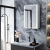 Bathroom Mirror Cabinet Double Full Mirror Door Wall Cupboard Storage Shelf Unit