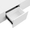 Coffee Table with Hidden Compartment and Storage Drawers for Living Room White