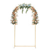 Gold Arched Door Metal Wedding Flower Balloon Stand Backdrop Decor Free Standing