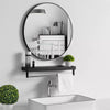 40/50/60/80cm Bathroom Mirror Round Frame Home Glass Wall Mounted Vanity Circle