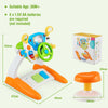 Interactive Simulation Driving Educational Toy w/Stool Birthday Gift for Toddler