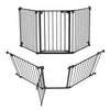 Outdoor Metal Pet Dog Stair Gate Safety Guard Baby Toddler Stair Doorway Cage UK
