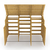 Triple Wheelie Bin Storage Wooden Store Cover Garden Rubbish Dustbin 3 Shed