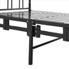 Folding Single Guest Bed Portable Fold Up Metal Framed Childrens Sleeper Home UK