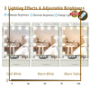 Dressing Table Stool Set With 7 Drawers Mirror Makeup Desk Vanity Table Bedroom