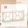 Entryway Console Table Sofa Table with Storage Shelf