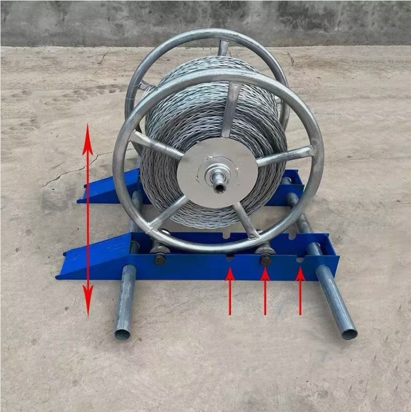 Cable Wire Rope Stand Heavy Duty Cable Roller Stand Commercial Industrial Grade Steel Wire D ...