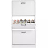 3 Drawer Shoe Cabinet Storage Cupboard Unit Shoe Rack Wooden Stand Organiser