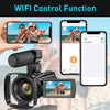 Video Camera Camcorder 56MP WiFi IR Night Vision Video Cam Photography Photo 4K