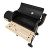 Charcoal BBQ Grill with Smoker Offset Steel Barrel Drum Outdoor Garden Camping