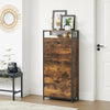 Shoe Cabinet With 3 Flip Doors, Storage Rack with Open Compartment LBS101B01
