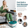 Folding Foot Bath Massage Roller Massage Foot Spa Basin w/Heat &Remote Control
