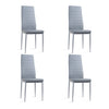 Table & 2/4/6 Chairs Dining Set Glass Dining Table Home Dining Room Furniture