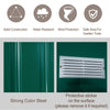 Metal Garden Shed 6X4 Large Outdoor Garden Storage House ApexRoof WITH FREE BASE