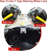 Heavy Duty Steering Wheel Lock Anti Theft Rotary Security Safe Van Car