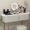 25 CM Makeup Vanity Mirror 3 Color Dimmable LED Lighted Mirror w/ Touch Screen