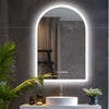 LED Bathroom Mirror with Time Dimming Demister Touch Sensor Illuminated Lights