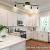 Modern 4 Way Adjustable LED GU10 Ceiling Spotlight Bar Kitchen Light No Bulbs UK