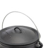 8L Cast Iron Stew Pot Dutch Oven Pot Open Fire Campfire Outdoor Camping Cooking